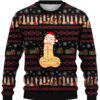 Christmas Big Cocks Printed Funny Idea Christmas Ugly Sweater - Narides