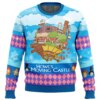 Christmas Castle Howl's Moving Castle Ugly Christmas Sweater - Holiday Jumper Sweatshirt - Narides