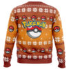 Christmas Charmander Pokemon Ugly Christmas Sweater - Holiday Jumper Sweatshirt - Narides