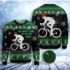 Christmas Cycling Oh What Fun It Is To Rid Christmas Ugly Sweater - Narides