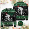 Christmas Cycling Oh What Fun It Is To Ride Ugly Sweater - Narides