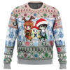 Christmas Filo, Naofumi And Raphtalia The Rising Of The Shield Hero Ugly Christmas Sweater - Holiday Jumper Sweatshirt - Narides