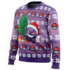 Christmas Gengar Pokemon Ugly Christmas Sweater - Holiday Jumper Sweatshirt - Narides