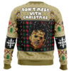 Christmas in Texas Leatherface Ugly Christmas Sweater - Holiday Jumper Sweatshirt - Narides