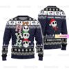 Christmas Jack Skellington Ho Ho Ho Christmas Limited Ugly Sweater - Narides