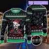 Christmas Joker Put On A Happy Face Its Christmas Limited Ugly Sweater - Narides