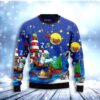 Christmas Lighthouse Christmas Awesome Ugly Sweater - Narides