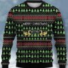 Christmas Moose Print Crewneck Limited Ugly Sweater - Narides