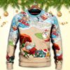 Christmas Santa Play On Beach Christmas Jumper Christmas Christmas Jumper Limited Ugly Sweater - Narides