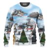 Christmas Star Wars Cartoon Christmas Funny Christmas S Limited Ugly Sweater - Narides