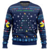 Christmas Tree Pac-Man Christmas Sweater - Holiday Jumper Sweatshirt - Narides