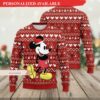 Personalized Christmas Mickey Mouse Ugly Sweater - Disney Mickey Xmas Sweater - Ugly Christmas Sweater - Narides