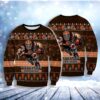 Cleveland Brown Player Rushing Christmas Awesome Ugly Sweater - Narides