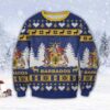 Coat Of Arms Of Barbados Christmas Limited Ugly Sweater - Narides