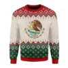 Coat Of Arms Of Mexico Christmas Ugly Sweater - Narides