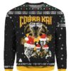 Cobra Kai Strike First Strike Fast No Mercy Christmas Limited Ugly Sweater - Narides