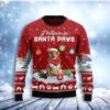 Collie I Believe In Santa Paws Christmas Ugly Sweater - Narides