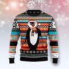 Colorful Pattern Penguin Christmas Us1971 Ugly Sweater - Narides