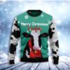 Cow Merry Christmas Heifer Christmas Awesome Ugly Sweater - Narides