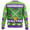 Cowabunga Donatello Christmas Teenage Mutant Ninja Turtles Ugly Christmas Sweater - Holiday Jumper Sweatshirt - Narides