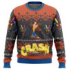 Crash Bandicoot Alt Ugly Christmas Sweater - Holiday Jumper Sweatshirt - Narides