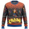 Crash Bandicoot Crash Christmas Awesome Ugly Sweater - Narides