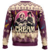 Cream Band Ugly Christmas Sweater - Holiday Jumper Sweatshirt - Narides