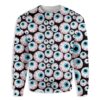 Creepy Eyeballs Halloween Christmas Limited Ugly Sweater - Narides