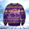 Crown Royal Purple Christmas Awesome Ugly Sweater - Narides