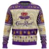 Crown Royal Whiskey Ugly Christmas Sweater - Holiday Jumper Sweatshirt - Narides