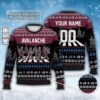 Custom Avalanche Walking Abbey Road Christmas Awesome Ugly Sweater - Narides