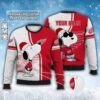 Custom Detroit Red Wings Walking Abbey Road Christmas Awesome Ugly Sweater - Narides