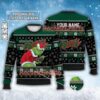 Custom Minnesota Wild Grinchmas Christmas Awesome Ugly Sweater - Narides