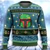 Cute Boba Fett Christmas Awesome Ugly Sweater - Narides