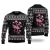 Cute Flamingo Party Ideas Christmas Jumper Limited Ugly Sweater - Narides