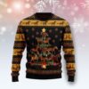 Cute Horse Christmas Tree Light Limited Ugly Sweater - Narides