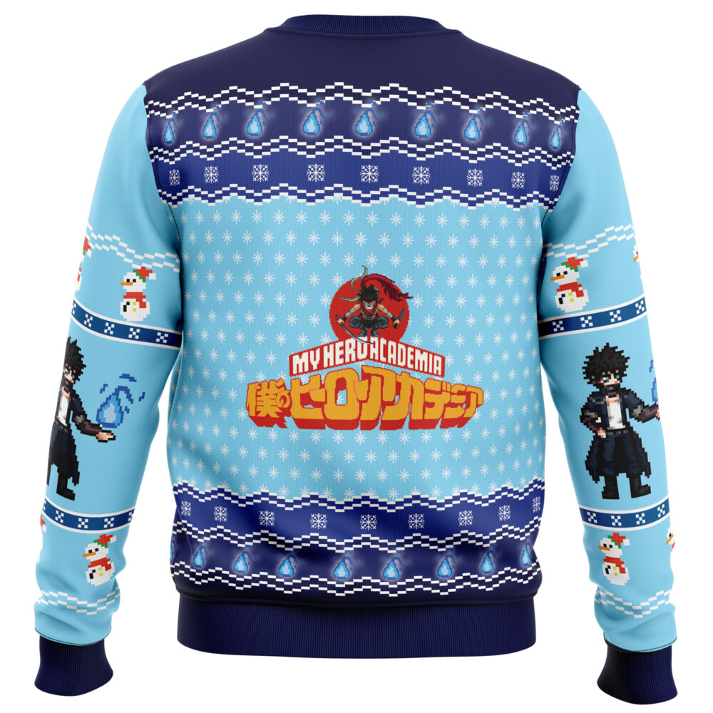 Dabi Blueflame My Hero Academia Ugly Christmas Sweater - Holiday Jumper Sweatshirt - Narides