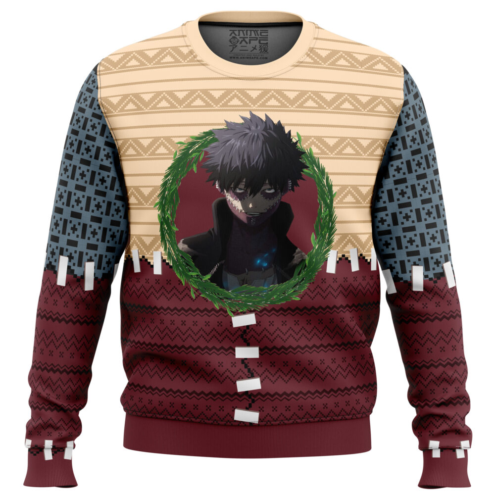 Dabi My Hero Academia Ugly Christmas Sweater - Holiday Jumper Sweatshirt - Narides