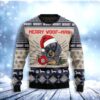 Dachshund Merry Woofmas Womens Christmas Limited Ugly Sweater - Narides