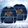 Dallas Cow Boys Player Rushing Christmas Awesome Ugly Sweater - Narides