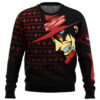 Dark Fanstasy Alucard Hellsing Ugly Christmas Sweater - Holiday Jumper Sweatshirt - Narides