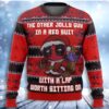 Deadpool Jolly Red Guy Christmas Awesome Ugly Sweater - Narides