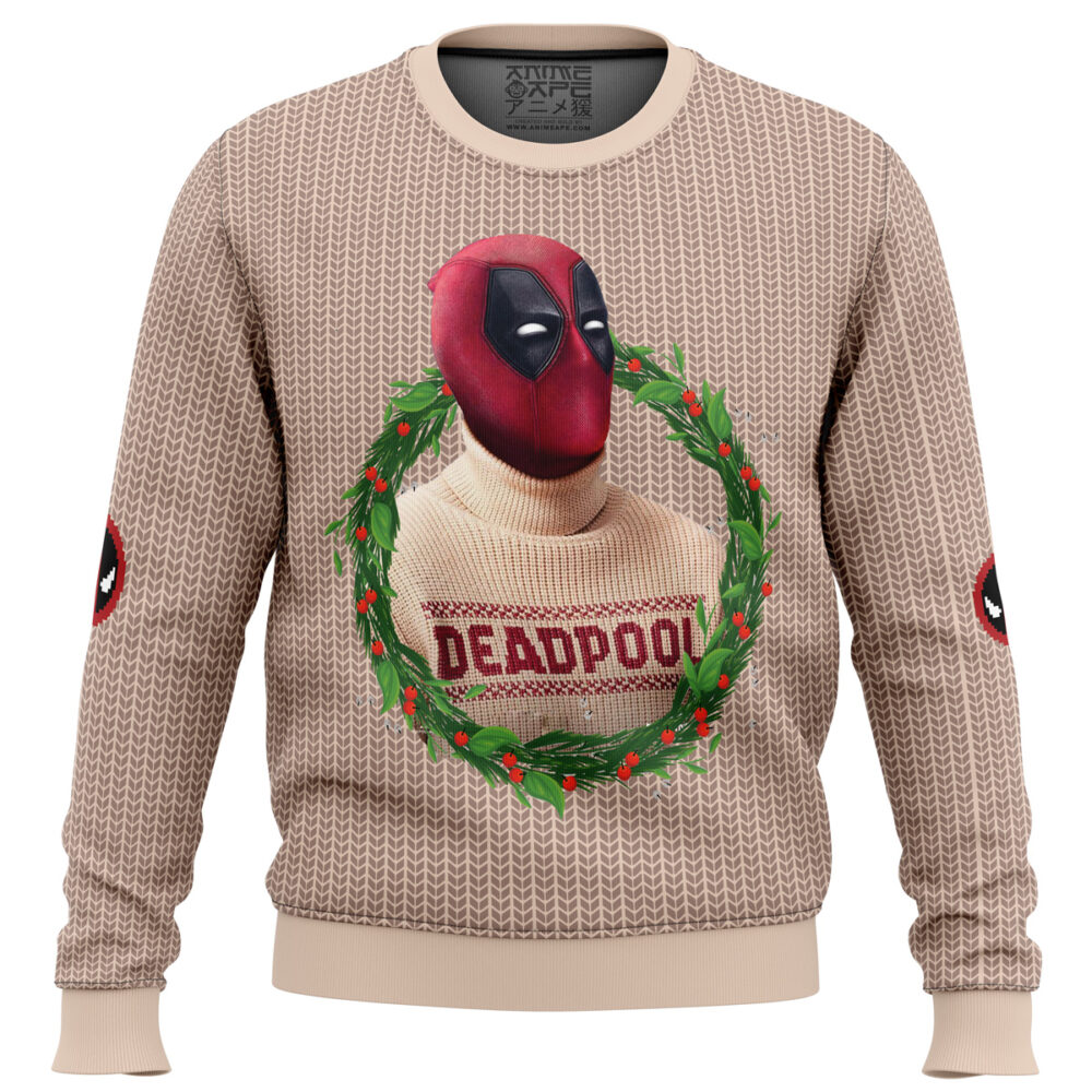 Deadpool Ugly Christmas Sweater - Holiday Jumper Sweatshirt - Narides