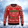 Dear Santa All I Want Is A Fat Bank Account Skinny Body Christmas Ugly Sweater - Narides