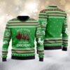 Dear Santa Just Bring Chicken Green Christmas Awesome Ugly Sweater - Narides