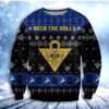 Deck The Halls Yugioh Game Christmas Limited Ugly Sweater - Narides