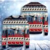 Delta Air Lines With Santa Over Los Angeles Womens Christmas Ugly Sweater - Narides