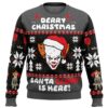 Derry Christmas Pennywise The Clown Party Ideas Christmas Jumper Limited Ugly Sweater - Narides