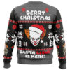 Derry Christmas Pennywise the Clown Ugly Christmas Sweater - Holiday Jumper Sweatshirt - Narides