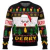 Derry Pennywise Christmas Ugly Christmas Sweater - Holiday Jumper Sweatshirt - Narides